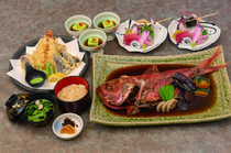 일본요리 요정 가도마쓰_지역산 생선 코스