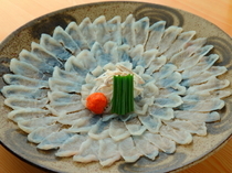 갓포후쿠즈시 다카츠도_본고장 시모노세키의 복어를 맛볼 수 있습니다. 코스요리로 즐기는 「복어회」